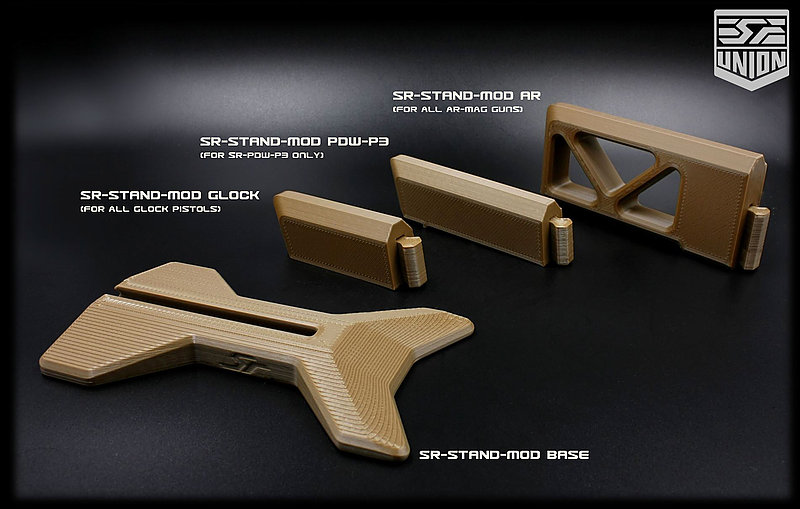 限量優惠!軍綠色 SRU SR-STAND GLOCK 克拉克 展示架,手槍槍架
