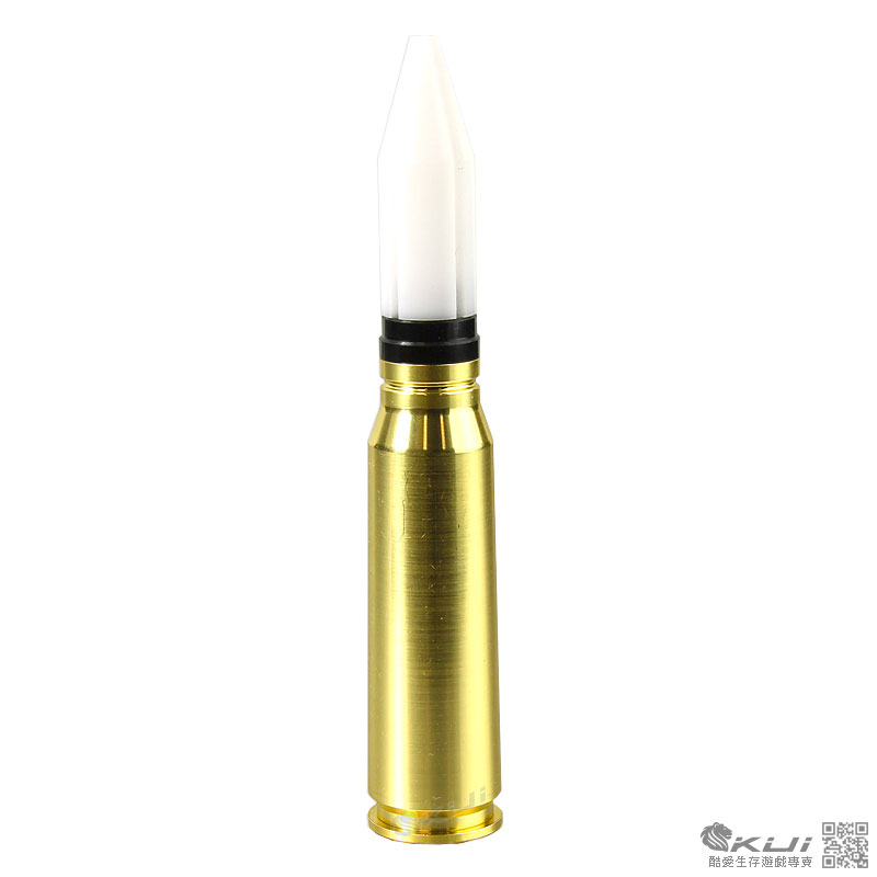 SVOBODA 20mm 機砲裝飾彈組+Co2分裝器,MK149(APDS)脫殼尾翼穩定穿甲彈(白色)
