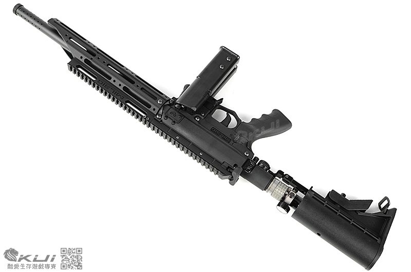 買槍送17mm明太子橡膠彈+彈匣!! MILSIG M17 DMR 國際版 單連發 戰術漆彈鎮暴槍(17MM),HEATCORE BOX系統