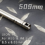 買管加送Hop up皮！509mm~LEONTAC AEG 電槍 & WE GBB 通用型 8.5*6.03mm 導流精密管~M16，SR12