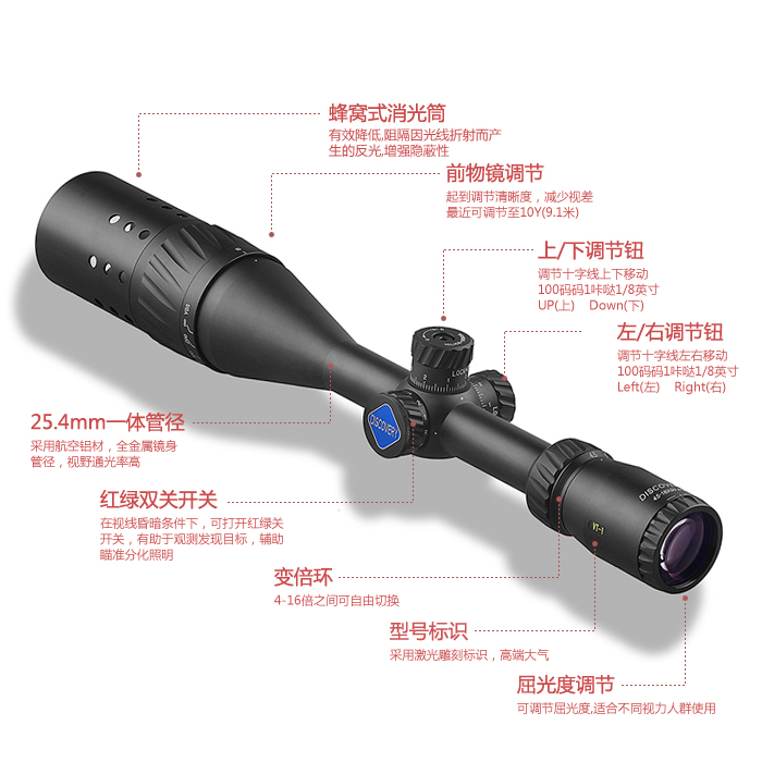 DISCOVERY µo²{ªÌ VT-1 4.5-18X50AOE ¯u«~ª®À»Ãè¡A§Ü¾_¡A°ª²M´·¡A¨¾¤ô¨¾Ãú