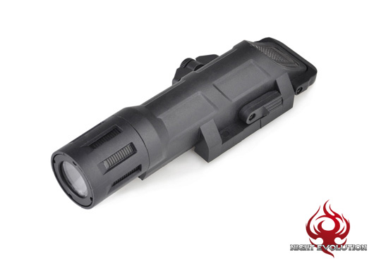 Night-Evolution 夜間進化 WMLx2 戰術強光手電筒,頭盔軌道,戰術魚骨∼NE04038-BK