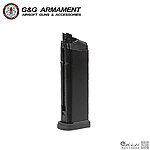 [黑色]-G&G 怪怪 GTP 9／SMC 9 瓦斯彈匣，23發短彈夾~G-08-167