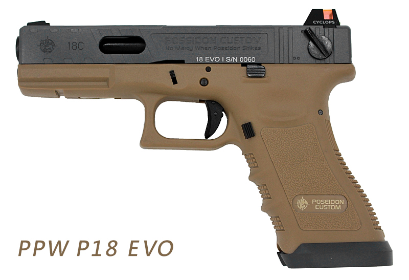 POSEIDON ®ü¯«¡i¨F¦â¡j P18 G18 EVO©Ê¯àª© ¥Ë´µ¤âºj