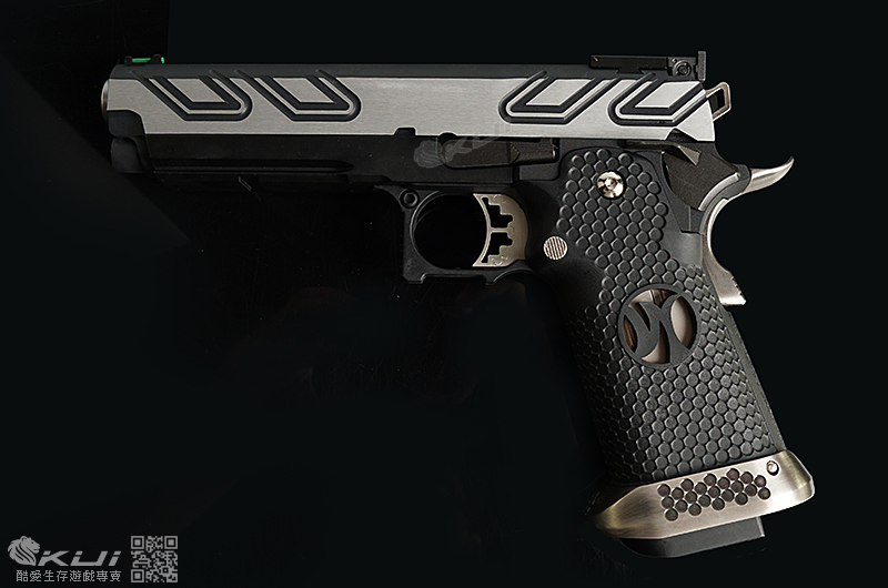 AW CUSTOM【黑銀雙色】 HI-CAPA 5.1 HX2301 全金屬 瓦斯手槍 IPSC