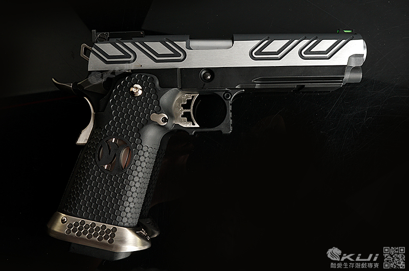 AW CUSTOM【黑銀雙色】 HI-CAPA 5.1 HX2301 全金屬 瓦斯手槍 IPSC