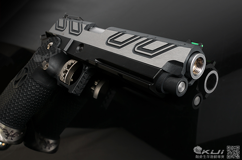 AW CUSTOM【黑銀雙色】 HI-CAPA 5.1 HX2301 全金屬 瓦斯手槍 IPSC