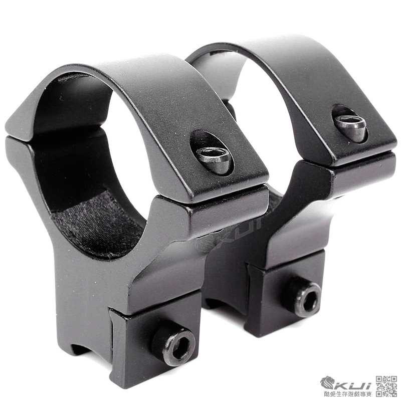 GAMO 鉛彈槍,膛線槍,獵槍,空氣槍適用 30mm 高窄軌夾具(槍燈,狙擊鏡用)(一對 2個)