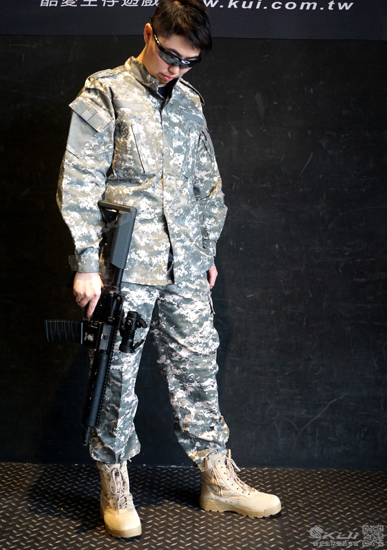美軍三代ACU迷彩套服BDU特戰版 (S號上衣+褲子) 迷彩服 戰鬥服
