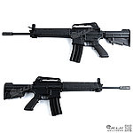 點一下即可放大預覽 -- 國魂 T91 瓦斯槍，GBB全金屬氣動步槍、氣動槍、BB槍（可單發、三發、連發）國軍陸軍