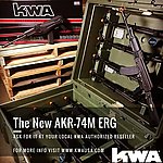 點一下即可放大預覽 -- KWA／KSC AKR-74M ERG 電動槍 AK74M電槍 AEG 無彈斷電設計，有後座力