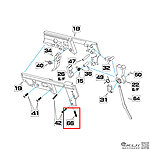 點一下即可放大預覽 -- HFC M92 貝瑞塔 撞針止動片彈簧（零件編號#66）GBB瓦斯槍零件
