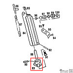 點一下即可放大預覽 -- WE Luger P08 魯格 瓦斯彈匣底座（零件編號#89）GBB瓦斯槍零件
