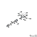 點一下即可放大預覽 -- WE MP5系列 GBB 瓦斯槍 槍機總成（零件編號#89~#101）