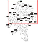 點一下即可放大預覽 -- VFC M17／M18 火控總成、擊錘組（零件編號#03-7~03-29）SIG Sauer P320 GBB瓦斯槍零件