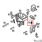 點一下即可放大預覽 -- KWA／KSC Glock系列 G17 氣閥撞針彈簧（零件編號#79）通G18、G19、G23、G26