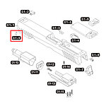 點一下即可放大預覽 -- VFC M17／M18 前準星螺絲（零件編號#01-9）SIG Sauer P320 GBB瓦斯槍零件