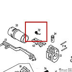 點一下即可放大預覽 -- KWA／KSC MP9、TP9 瓦斯槍 槍管座彈簧（零件邊號#72）