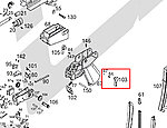點一下即可放大預覽 -- WE G36c／G39c／999 左邊選擇紐（零件編號#103、84、147）瓦斯槍零件