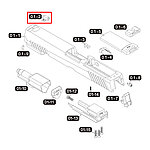 點一下即可放大預覽 -- VFC M17 P320 前準星 準心（零件編號#01-2）GBB瓦斯槍零件