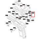 點一下即可放大預覽 -- VFC SIG Sauer M17／M18 P320 擊槌卡榫、司牙（零件編號#03-24）GBB瓦斯槍零件
