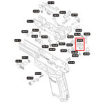 點一下即可放大預覽 -- VFC SIG Sauer M17／M18 P320 氣閥擊槌（零件編號#03-25）GBB瓦斯槍零件