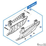 點一下即可放大預覽 -- G&G 怪怪 F2000 下護木組（零件編號#FN F2000-03）