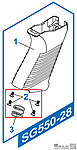 點一下即可放大預覽 -- G&G 怪怪 SG553 握把螺絲，一組4入（零件編號#SG550-28-2）AEG電動槍零件