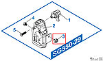 點一下即可放大預覽 -- G&G 怪怪 SG553 摺疊托座螺絲（零件編號#SG550-29-3）AEG電動槍零件