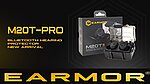 點一下即可放大預覽 -- OPSMEN Earmor M20T Pro藍芽版電子降噪耳塞、聽力保護耳機組，可聽音樂、施工靶場~OEM20T2