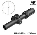 點一下即可放大預覽 -- Vector Optics 維特S6 1-6x24i Fiber 短瞄 狙擊鏡 LPVO 抗震、快撥桿、防塵蓋~OPSL