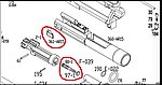 點一下即可放大預覽 -- KWA/KSC M4 飛機零件 零件編號#80-1